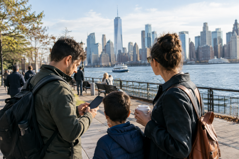 A Calm NYC Skyline Day for Families, Couples, and Photographers