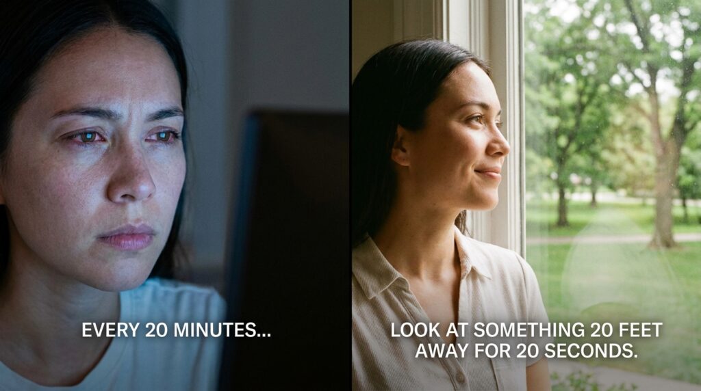 The 20-20-20 Rule: Screen Breaks for Tired Eyes